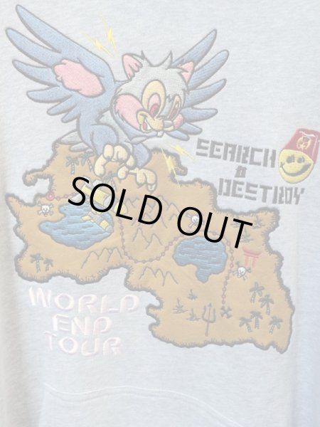 画像3: 【AO アオ】 WORLD END TOUR 刺繍パッチスウェットパーカー (3)