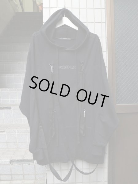 画像2: 【KOMAKINO コマキノ】 ボンテージビッグスウェットパーカー (2)