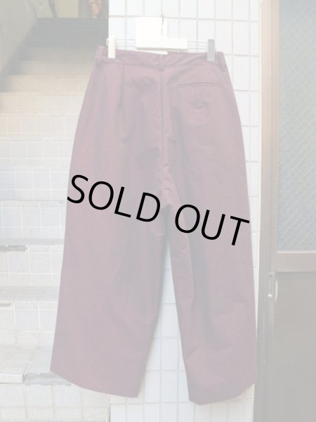 画像2: 【ha za ma ハザマ】 経年真価のワイドサルエルパンツ (2)