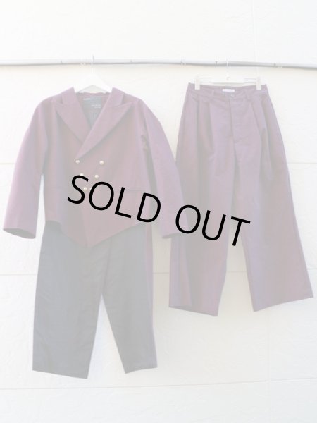 画像6: 【ha za ma ハザマ】 経年真価のワイドサルエルパンツ (6)