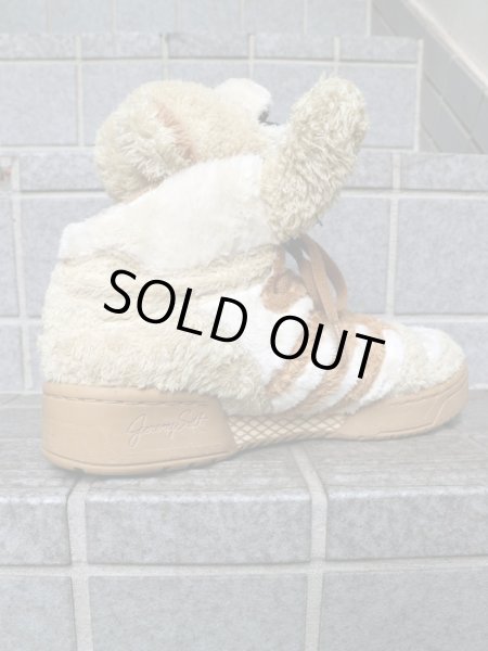画像5: 【adidas × JEREMY SCOTT アディダス ジェレミースコット】 ベアーマスコットスニーカー BEIGE (5)