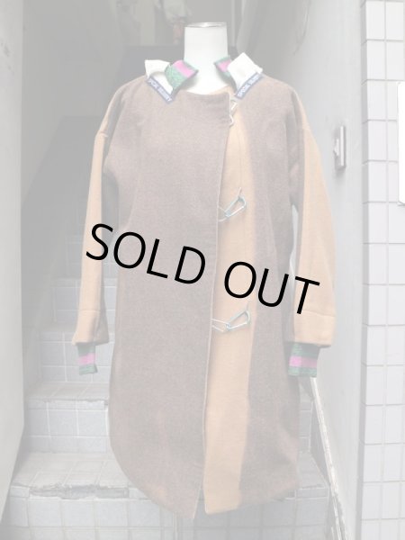 画像7: 【BODYSONG ボディーソング】 カラビナデザインウールコート (7)