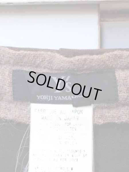 画像5: 【Y's Yohji Yamamoto ワイズ ヨウジヤマモト】 ドッキングデザインパンツ (5)