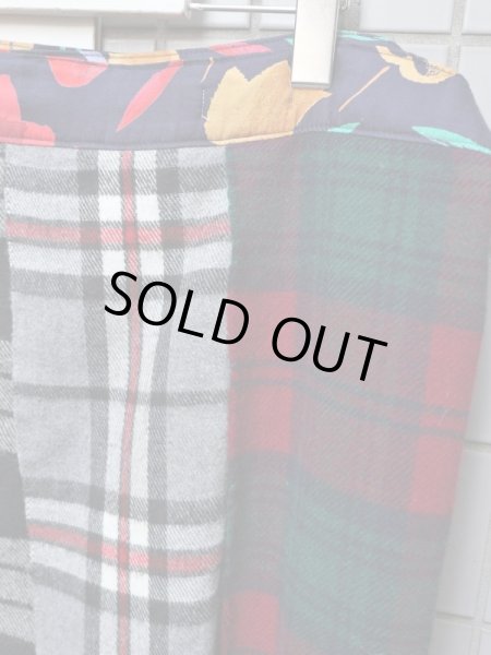 画像4: 【YEAH RIGHT イェーライト】 ウールマフラーリメイクスカート (4)