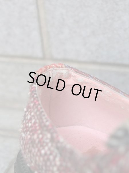 画像7: 【NOZOMI ISHIGURO ノゾミイシグロ】 クレイジーパターンウールクリーパーシューズ (7)