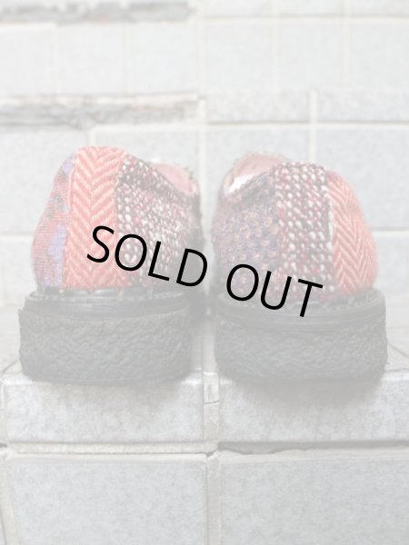 画像4: 【NOZOMI ISHIGURO ノゾミイシグロ】 クレイジーパターンウールクリーパーシューズ (4)