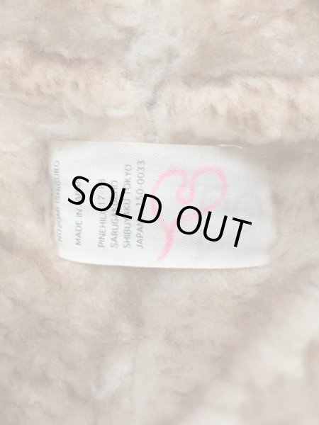 画像6: 【NOZOMI ISHIGURO ノゾミイシグロ】 ムートンライダースジャケット (6)