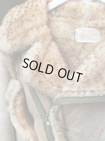 画像3: 【NOZOMI ISHIGURO ノゾミイシグロ】 ムートンライダースジャケット (3)