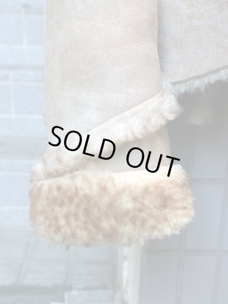 画像4: 【NOZOMI ISHIGURO ノゾミイシグロ】 ムートンライダースジャケット (4)