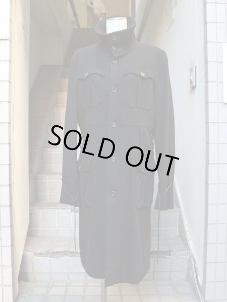 画像8: 【UNDER COVER ISM アンダーカバー イズム】 ハイネックリブウールコート (8)