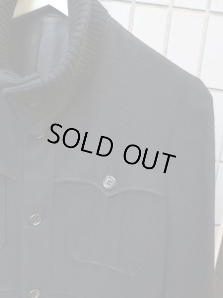 画像4: 【UNDER COVER ISM アンダーカバー イズム】 ハイネックリブウールコート (4)