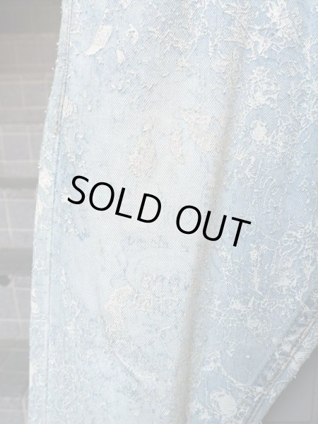 画像4: 【JUVENILE HALL ROLLCALL ジュベナイル ホール ロールコール】 098 LUDICROUS LION グラフィックプリントデニムパンツ (4)