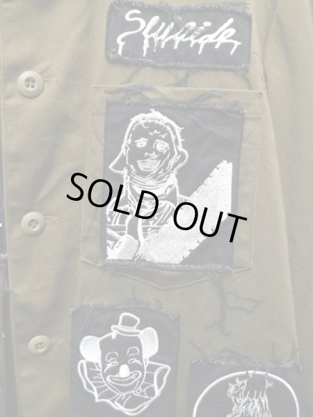 画像4: 【KIDILL キディル】 ホラーパッチミリタリーシャツ (4)