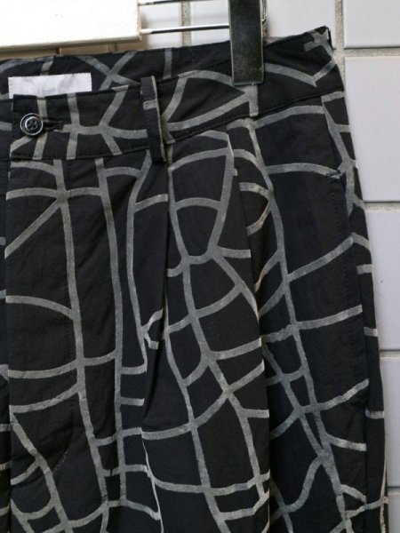 画像3: 【ha za ma はざま】 カーブライン柄ワイドパンツ  (3)