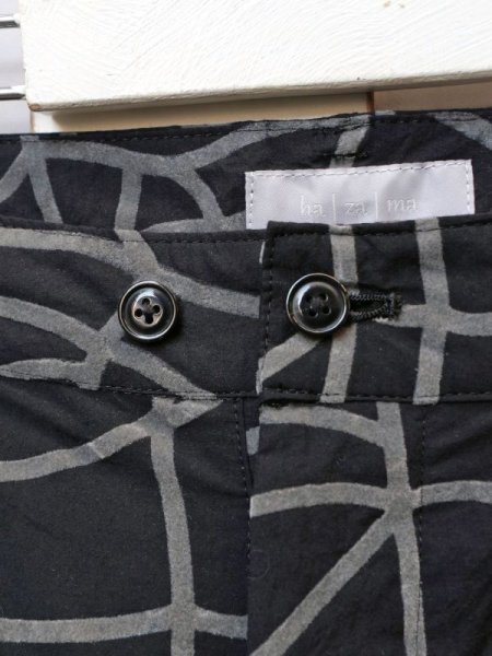 画像5: 【ha za ma はざま】 カーブライン柄ワイドパンツ  (5)