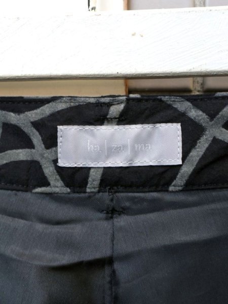 画像6: 【ha za ma はざま】 カーブライン柄ワイドパンツ  (6)