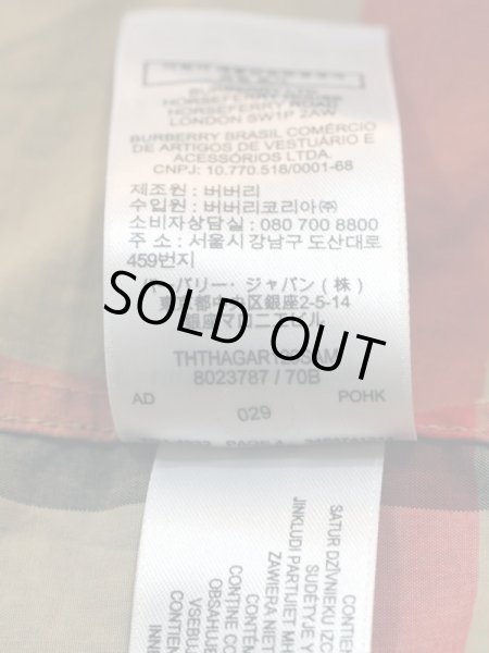 画像7: 【BURBERRY バーバリー】 ノバチェック×ハウスチェック柄切替デザインビッグシャツ (7)