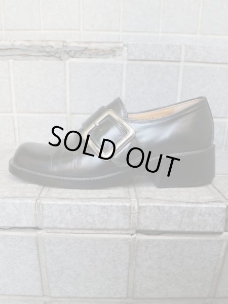 画像3: 【BELLY BUTTON ベリーボタン】 デカバックルローファーシューズ (3)