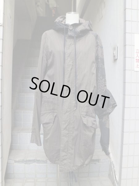 画像6: 【NOZOMI ISHIGURO ノゾミイシグロ】 腕章付きフードコート (6)