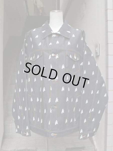 画像6: 【kill remote キルリモート】 ロゴプリントデニムジャケット (6)