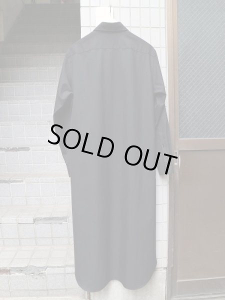 画像2: 【Ground Y グラウンドワイ】 ギャバ地ロングシャツ (2)