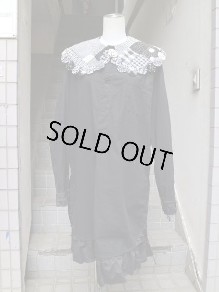 画像7: 【keisuke kanda ケイスケカンダ】 百徳襟のシャツワンピース (7)