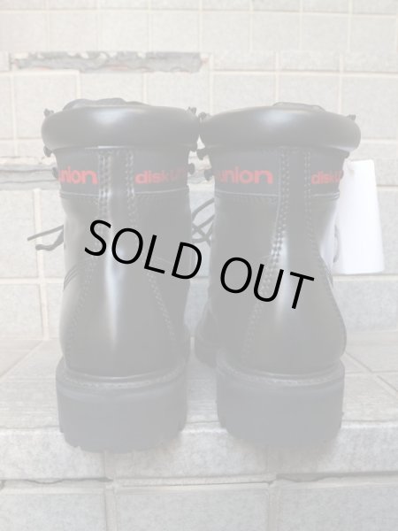 画像3: 【alfredoBANNISTER × disk union アルフレドバニスター ディスクユニオン】ロゴ入りワークブーツ (3)