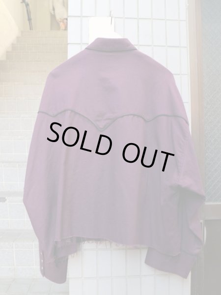 画像2: 【JIeDa ジエダ】 カットオフウエスタンシャツ (2)