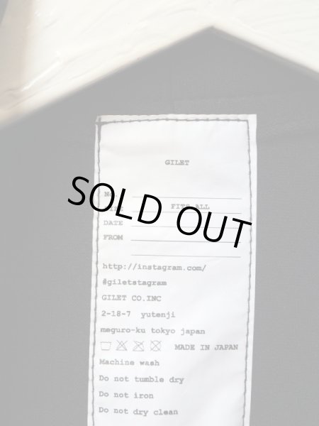 画像10: 【GILET ジレ】 再構築ジャージガウン (10)