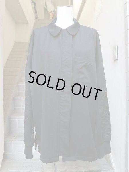 画像6: 【kill remote キルリモート】 猫刺繍ギャバ地ブルゾン (6)