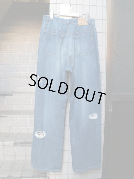 画像2: 【rurumu: ルルムウ】RIOT GRRRL emb denim PT (2)