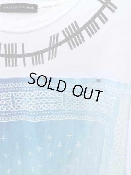 画像3: 【elephant TRIBAL fabrics エレファブ】バンダナビッグTシャツ (3)