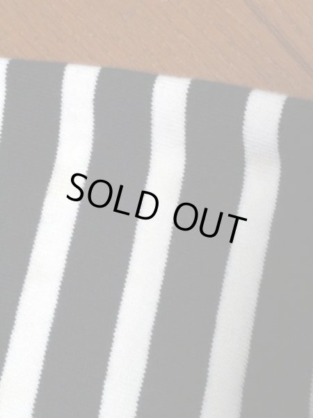 画像5: 【kill remote キルリモート】ロゴ刺繍ボーダー柄切替長袖カットソー (5)