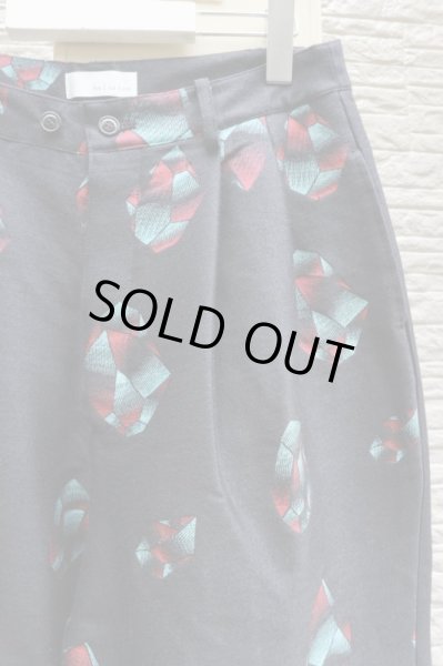 画像3: 【ha za ma はざま】善悪の彼方に結したワイドサルエルパンツ (3)