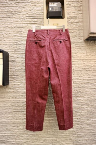 画像2: 【NEAT ニート】センタープレステーパードパンツ (2)