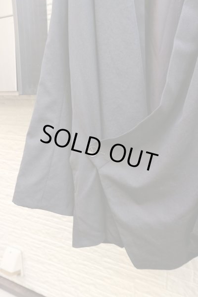 画像6: 【BISHOOL ビシュール】Wool Gabardine KIMONO Drape Jacket キモノドレープジャケット (6)