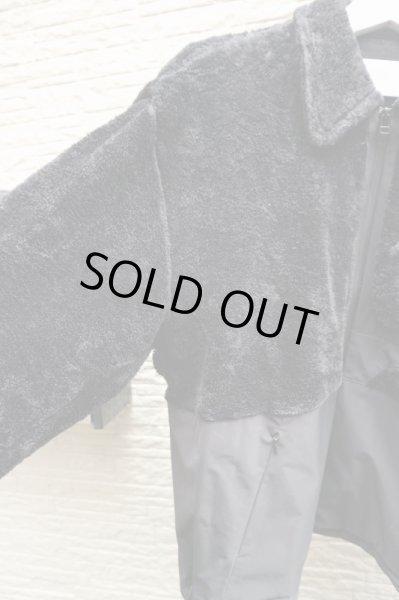 画像6: 【HATRA ハトラ】Hi Pola ハイポーラ ボア×タフタ切替デザインブルゾン (6)