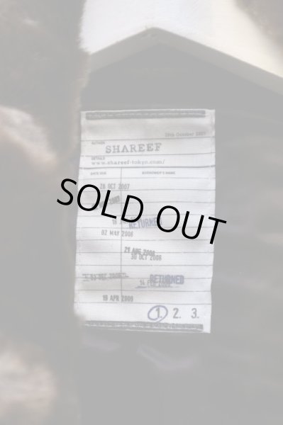 画像7: 【SHAREEF シャリーフ】エコファービッグライダースジャケット (7)