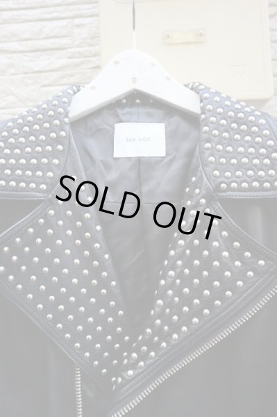 画像3: 【SUB-AGE サベージ】スタッズダブルライダースジャケット (3)