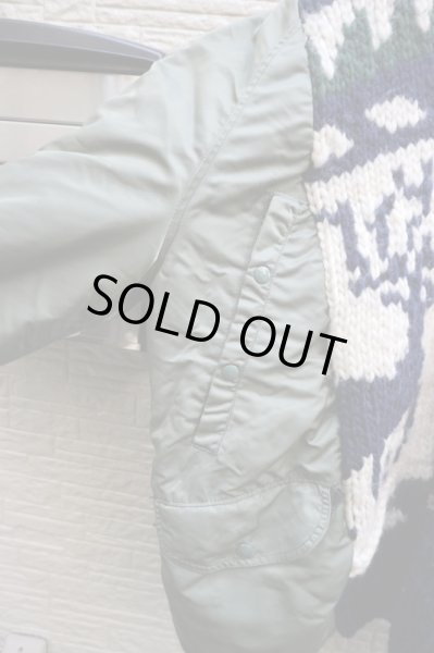 画像4: 【tomoki yurita トモキユリタ】リメイク再構築カウチン×MA-1ジャケット (4)