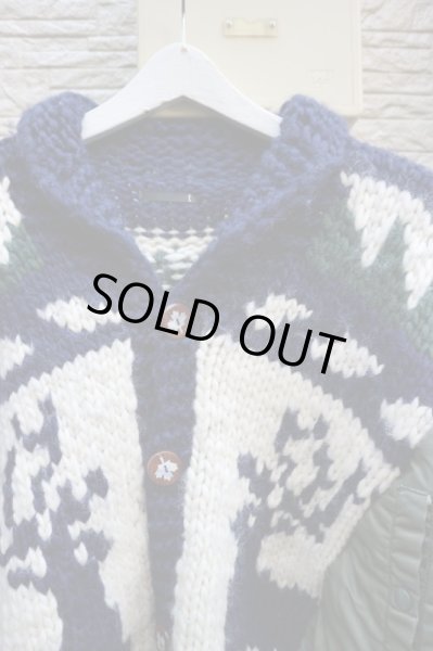 画像3: 【tomoki yurita トモキユリタ】リメイク再構築カウチン×MA-1ジャケット (3)