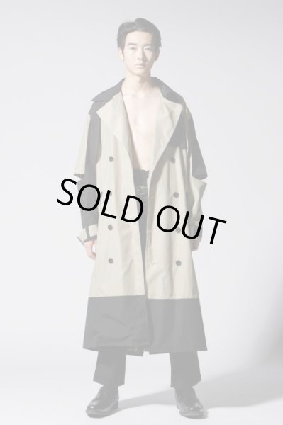 画像9: 【disemBySiik ディゼムバイシーク】ドッキングデザイントレンチコート (9)