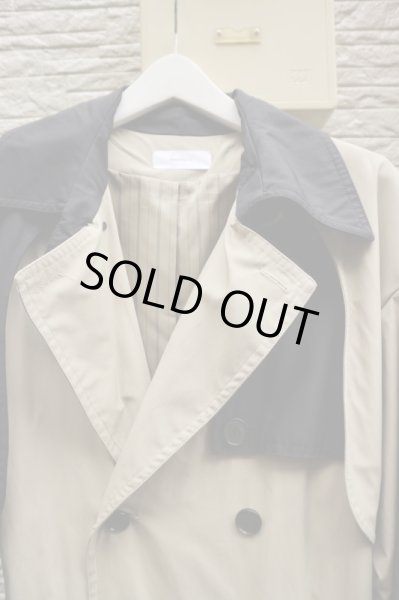 画像3: 【disemBySiik ディゼムバイシーク】ドッキングデザイントレンチコート (3)