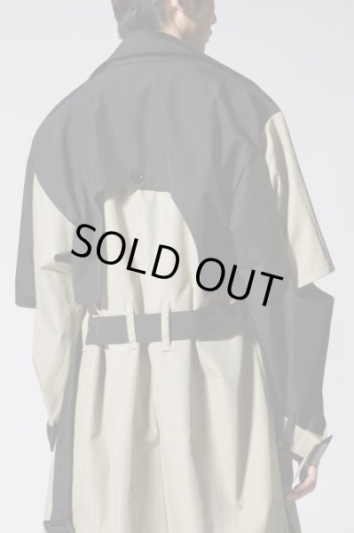 画像10: 【disemBySiik ディゼムバイシーク】ドッキングデザイントレンチコート (10)