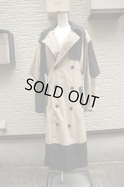 画像8: 【disemBySiik ディゼムバイシーク】ドッキングデザイントレンチコート (8)