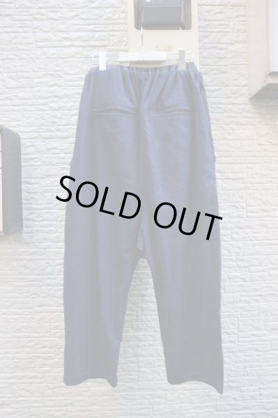 画像2: 【STORAMA ストラマ】ニットパネル切替サルエルパンツ (2)