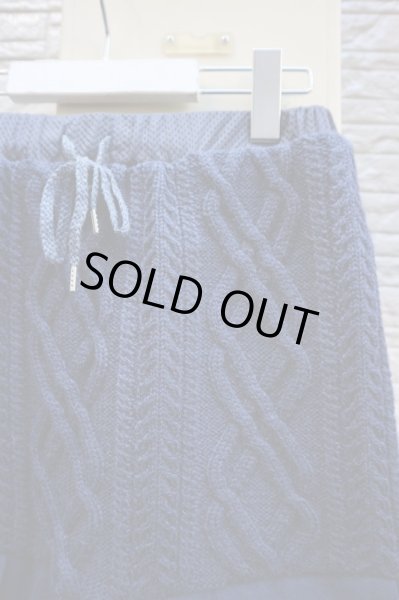 画像3: 【STORAMA ストラマ】ニットパネル切替サルエルパンツ (3)