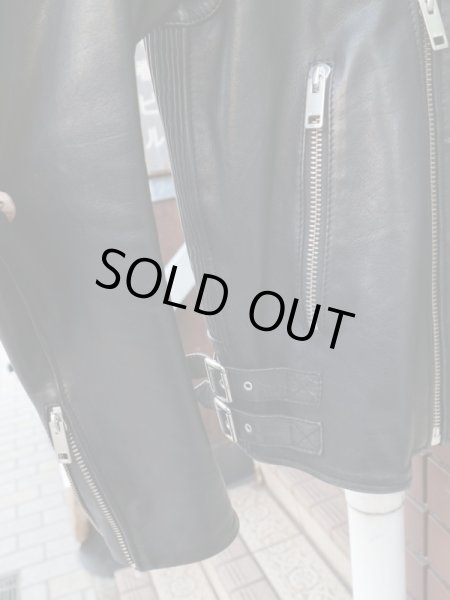 画像4: 【DIESEL ディーゼル】ダブルレザーライダースジャケット (4)