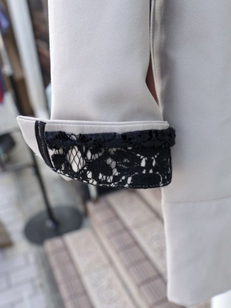 画像4: 【WILDFRAULEIN ヴィルドゥホワイレン】ショールカラーデザインジャケット (4)