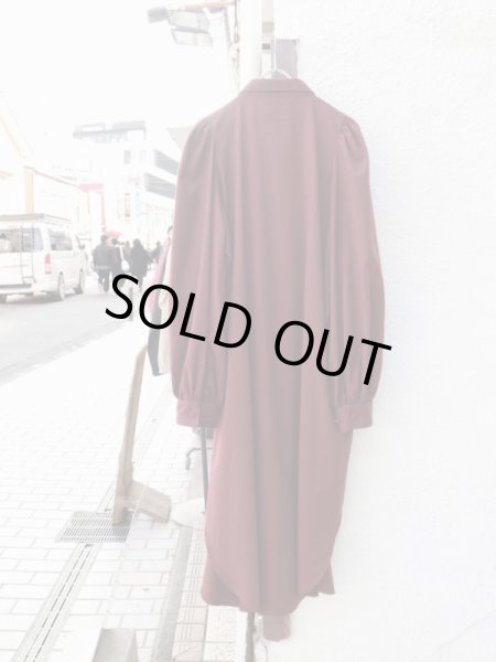 画像2: 【kemono けもの】フリルラインロングシャツワンピース (2)